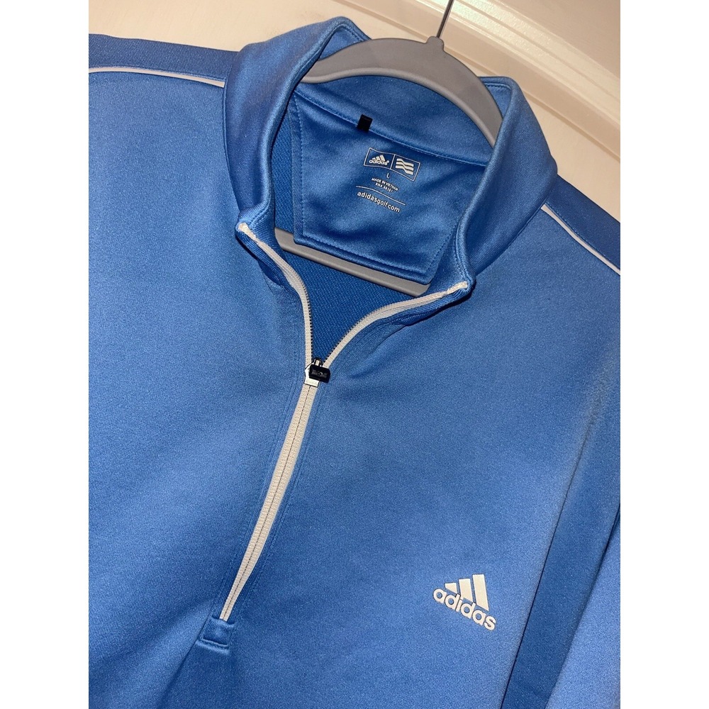 ADIDAS 1/4‎ Quarter Zip LG Men's Top Size Large